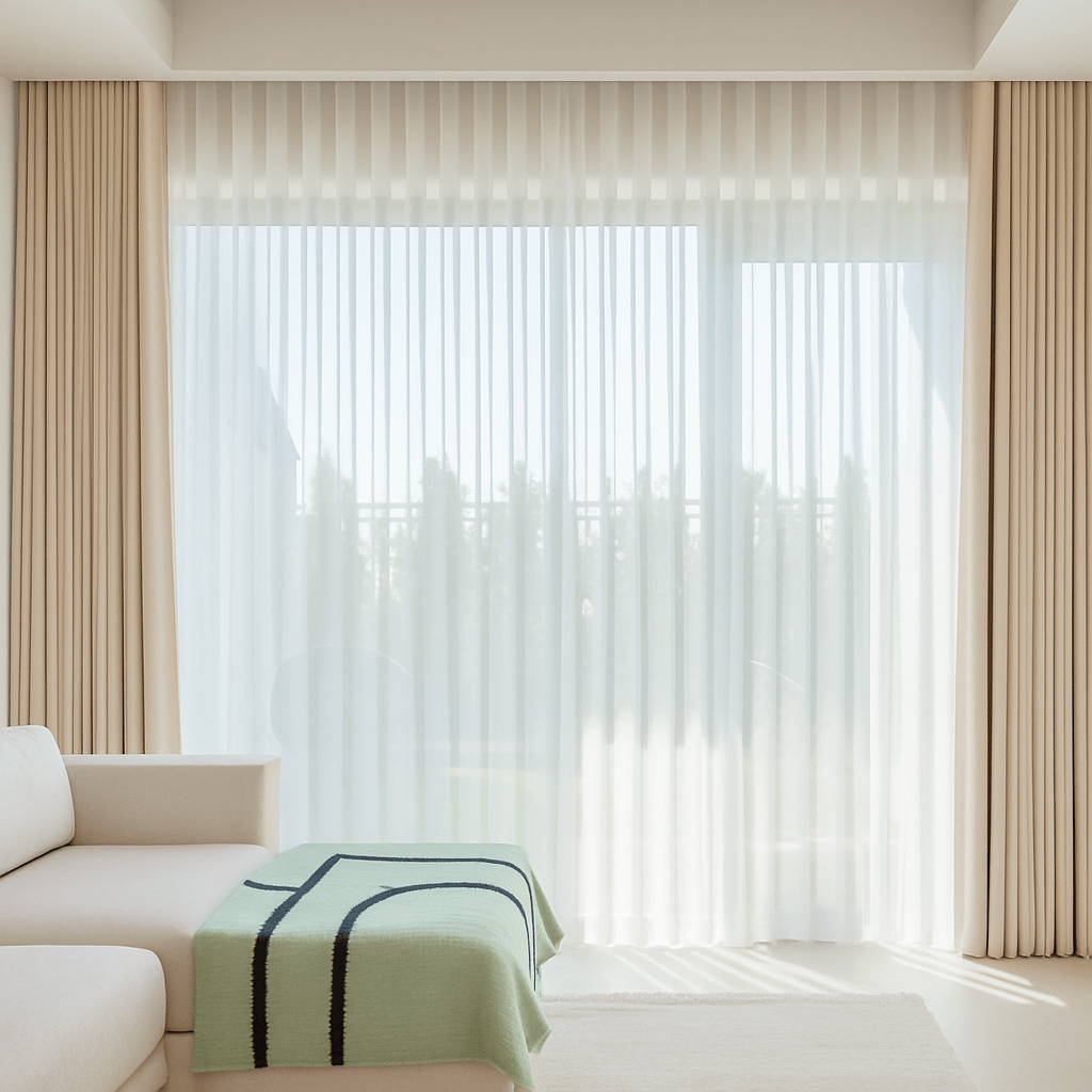 Wave Style Sheer And Blackout Curtains