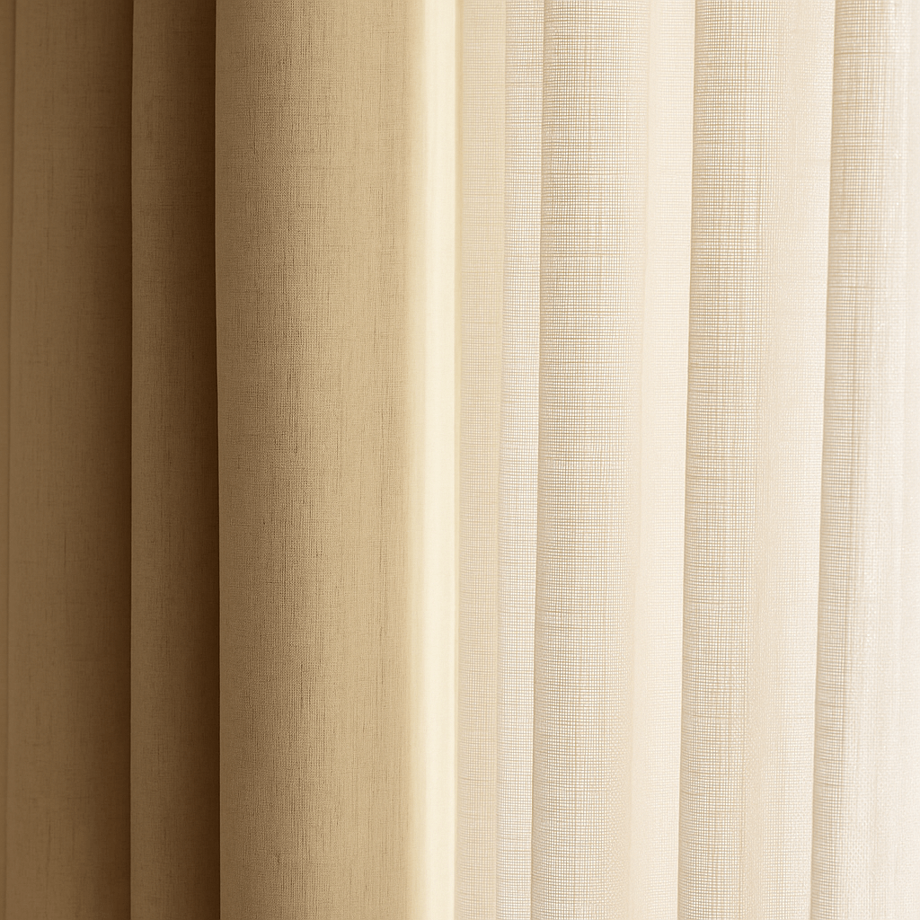 Wave Style Sheer And Blackout Curtains