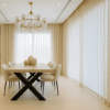 Wave Style Sheer Curtains