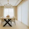 Wave Style Sheer Curtains