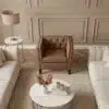 West Tufted Arm Chair