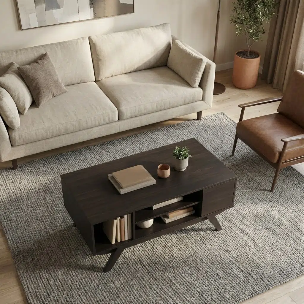Noxel Wooden Centre Table