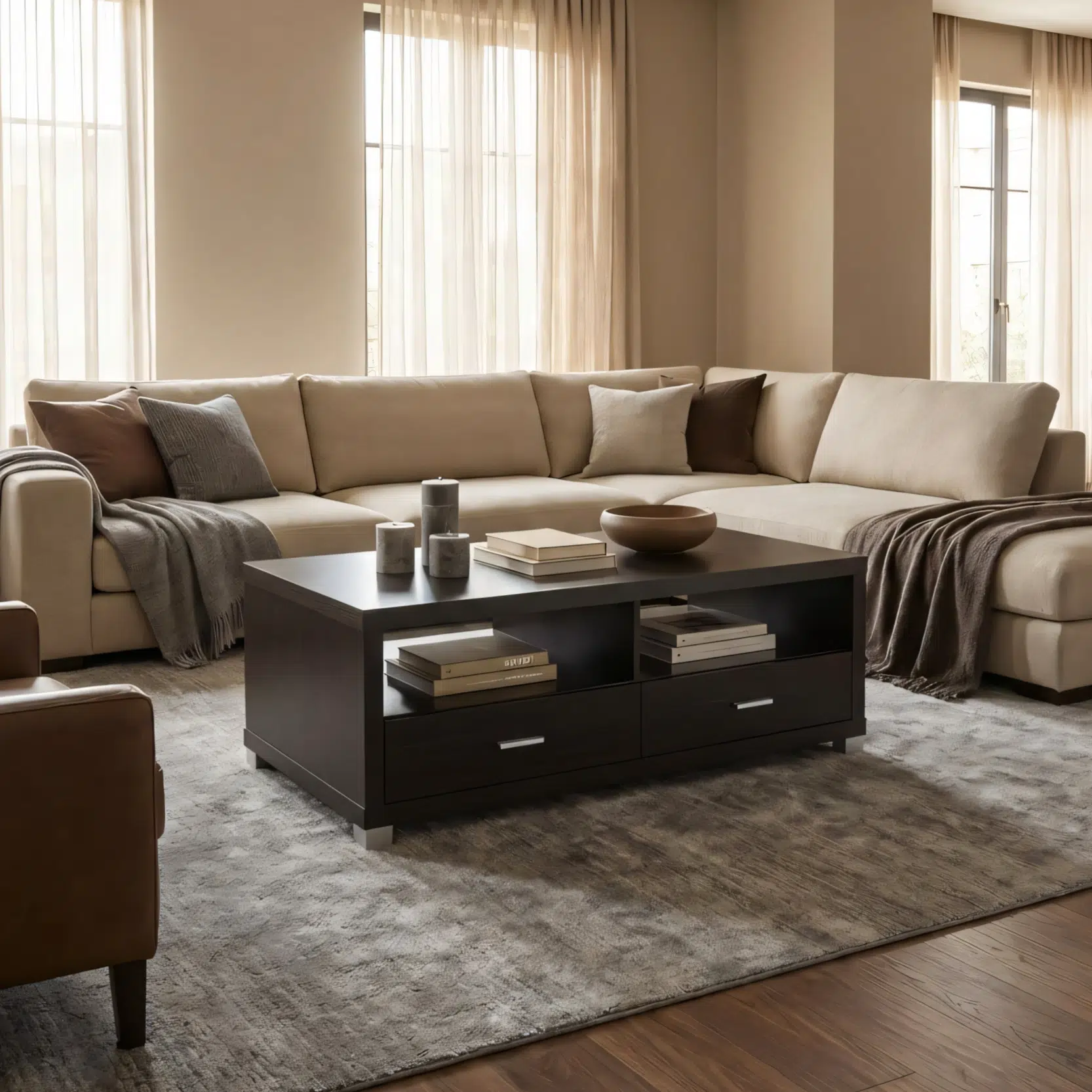 Darkon Wooden Centre Table With Storage