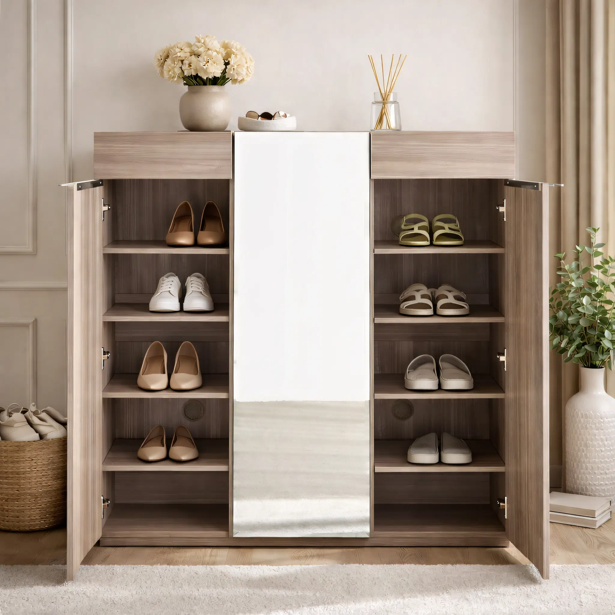 Woodera Shoe Storage Cabinet