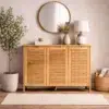 Woodiva Wooden Shoe Cabinet