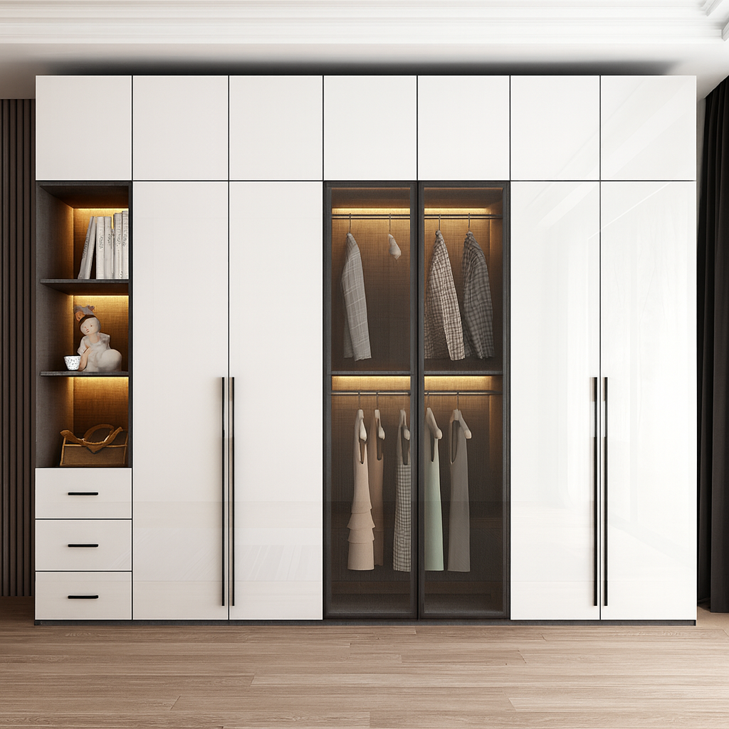 Yair Modern minimalist light luxury wardrobe