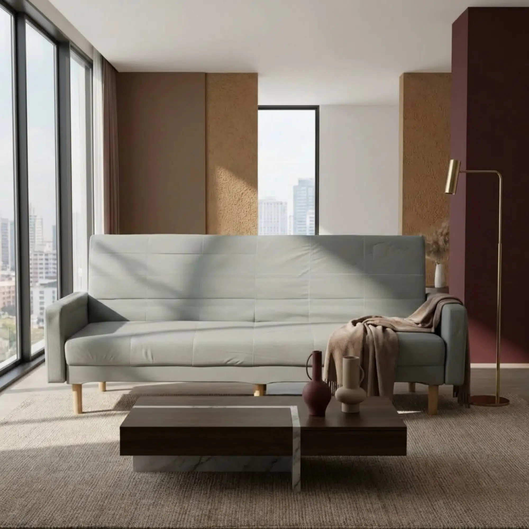 Elmyra 3 Seater Sofa Cum Bed