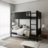Altivex Black Wooden Bunk Beds