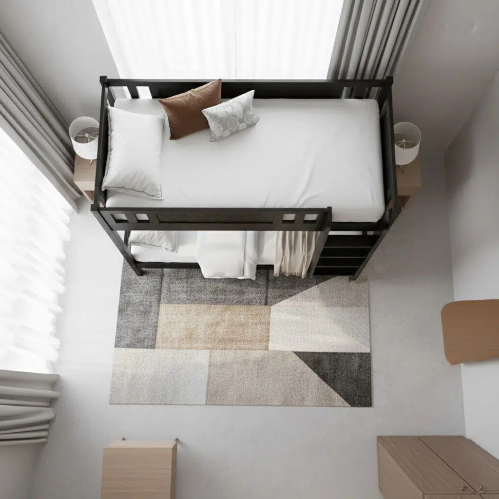 Altivex Black Wooden Bunk Beds