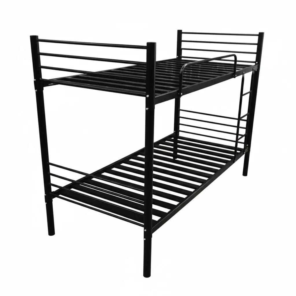 Vantrex Black Bunk Beds with Stairs