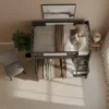 Noirvex Wooden Black Bunk Bed