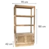 Arvanta Wooden Bookcase