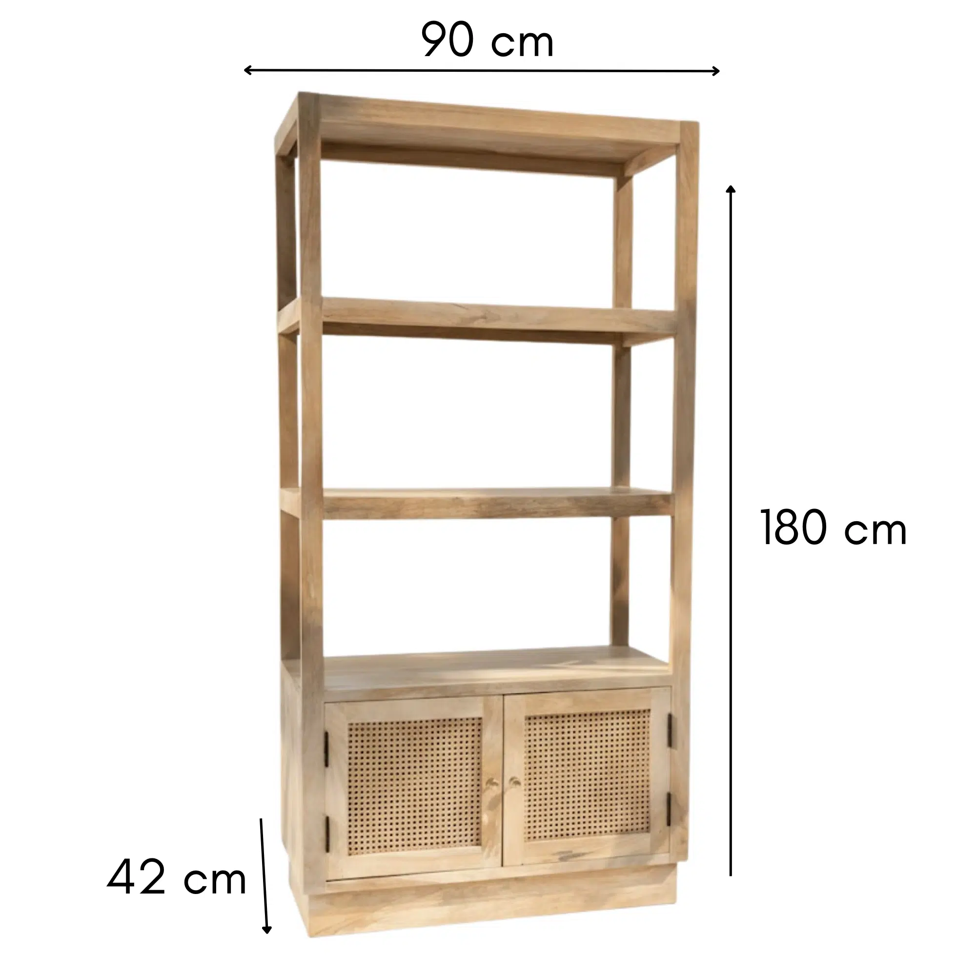 Arvanta Wooden Bookcase