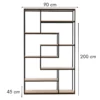 Veltrix Display Shelves Unit