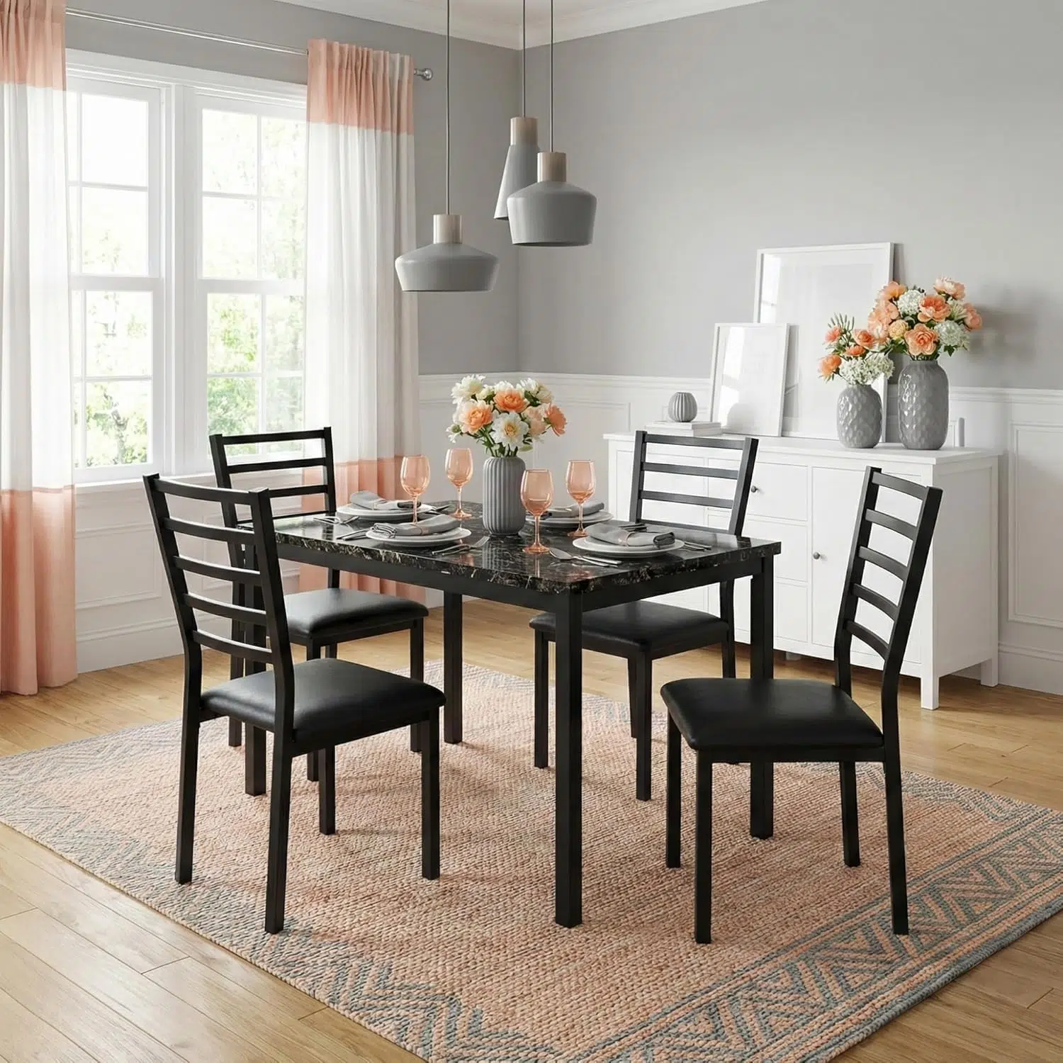 Rectangular Dining Set 5 Piece