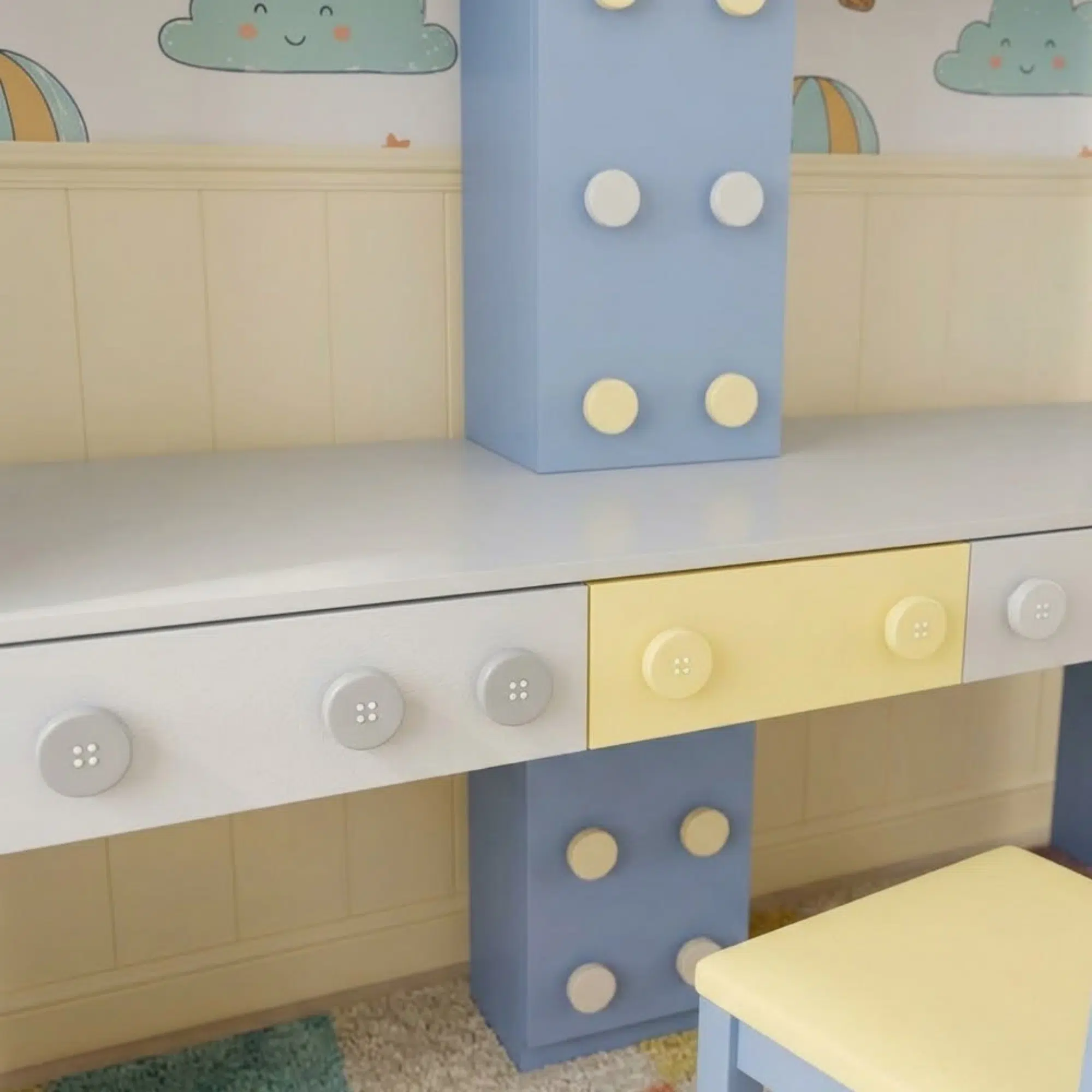 Lumirexon Study Desk for Toddlers