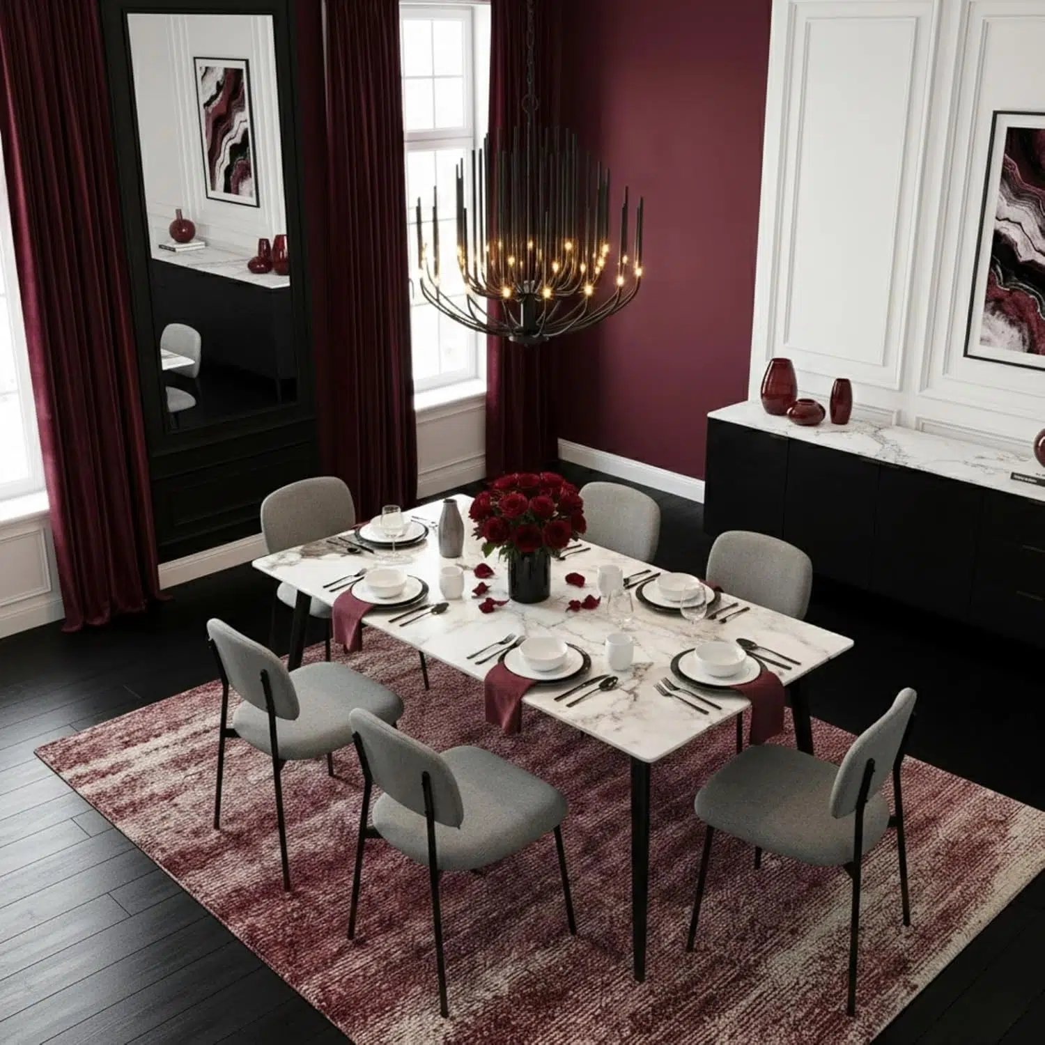 Luxury 7 Piece Dining Set