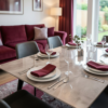 Modern Dining Table with Chairs