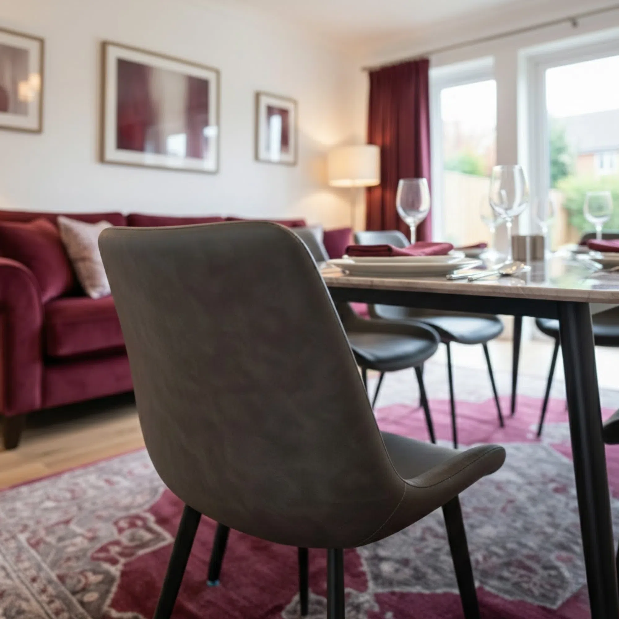 Modern Dining Table with Chairs