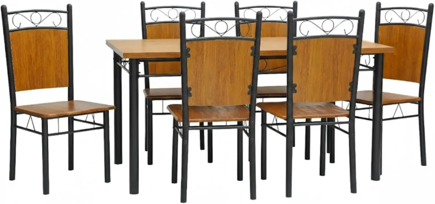 Oak Dining Set 7 Piece