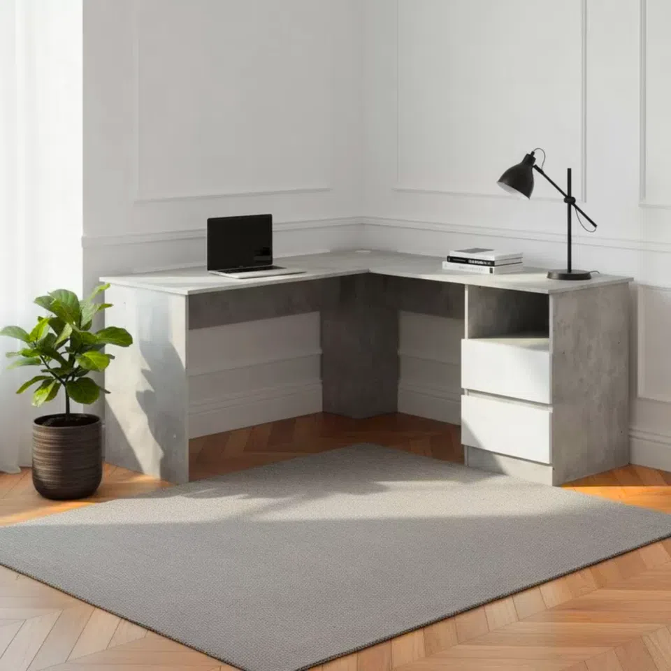 Orvexira Corner Study Desk for Toddlers