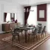 Glass Top Dining Set 9 Piece