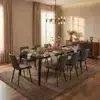 Glass Top Dining Set 9 Piece