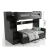 Toddler Bunk Bed with Stairs