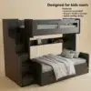 Toddler Bunk Bed with Stairs