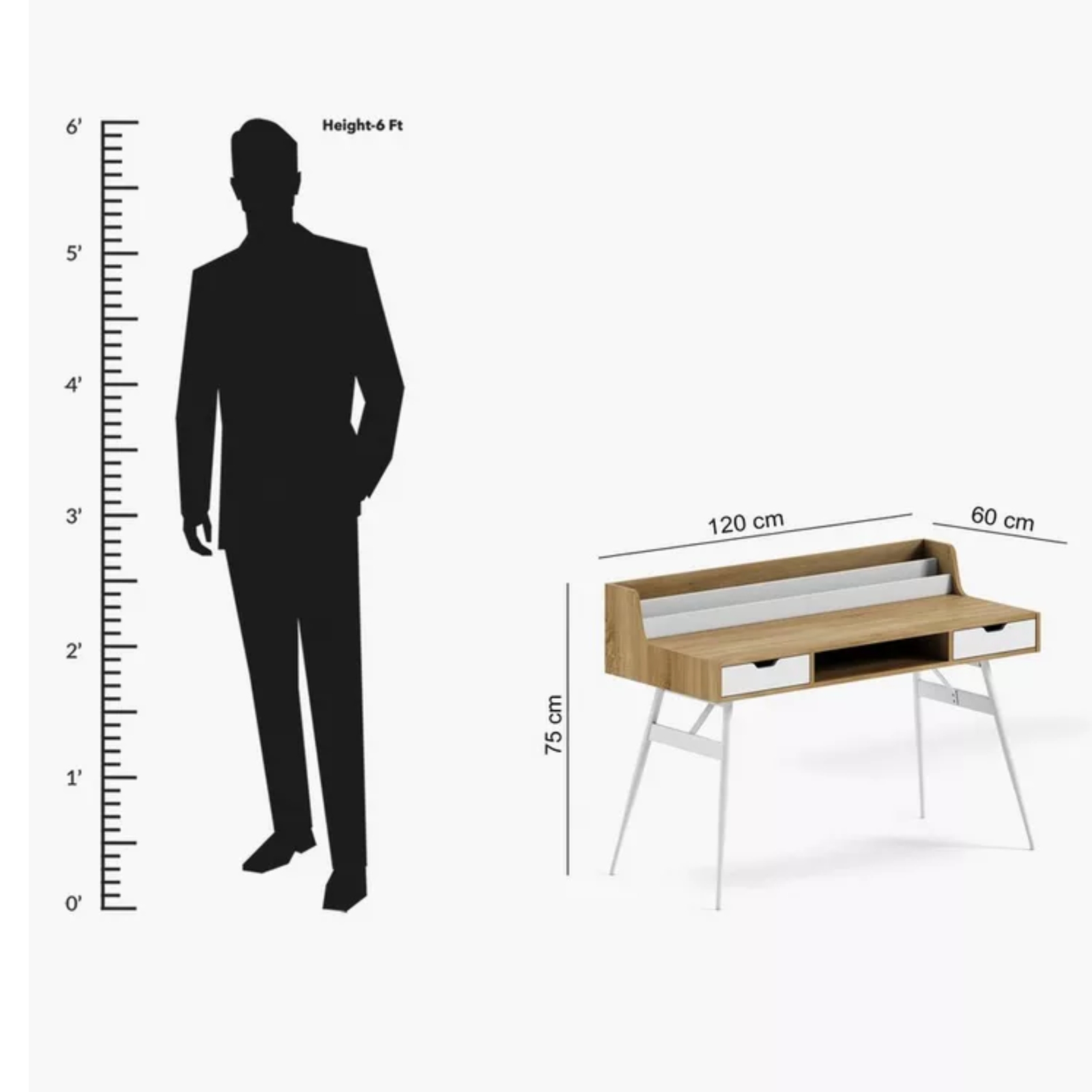 Veltravo Study Desk for Kids