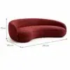 Modern 2 Seater Chaise Lounge