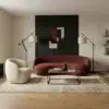 Modern 2 Seater Chaise Lounge