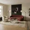 Modern 2 Seater Chaise Lounge