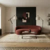 Modern 2 Seater Chaise Lounge