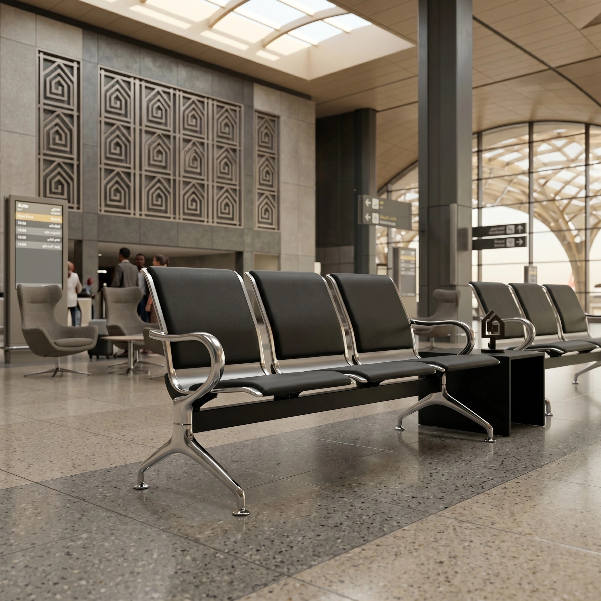 Caldeira 3 Seater Visitor Chair