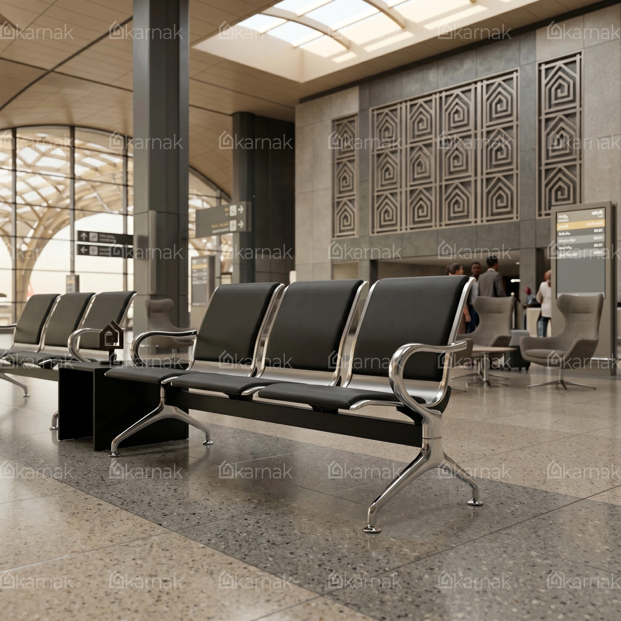 Caldeira 3 Seater Visitor Chair