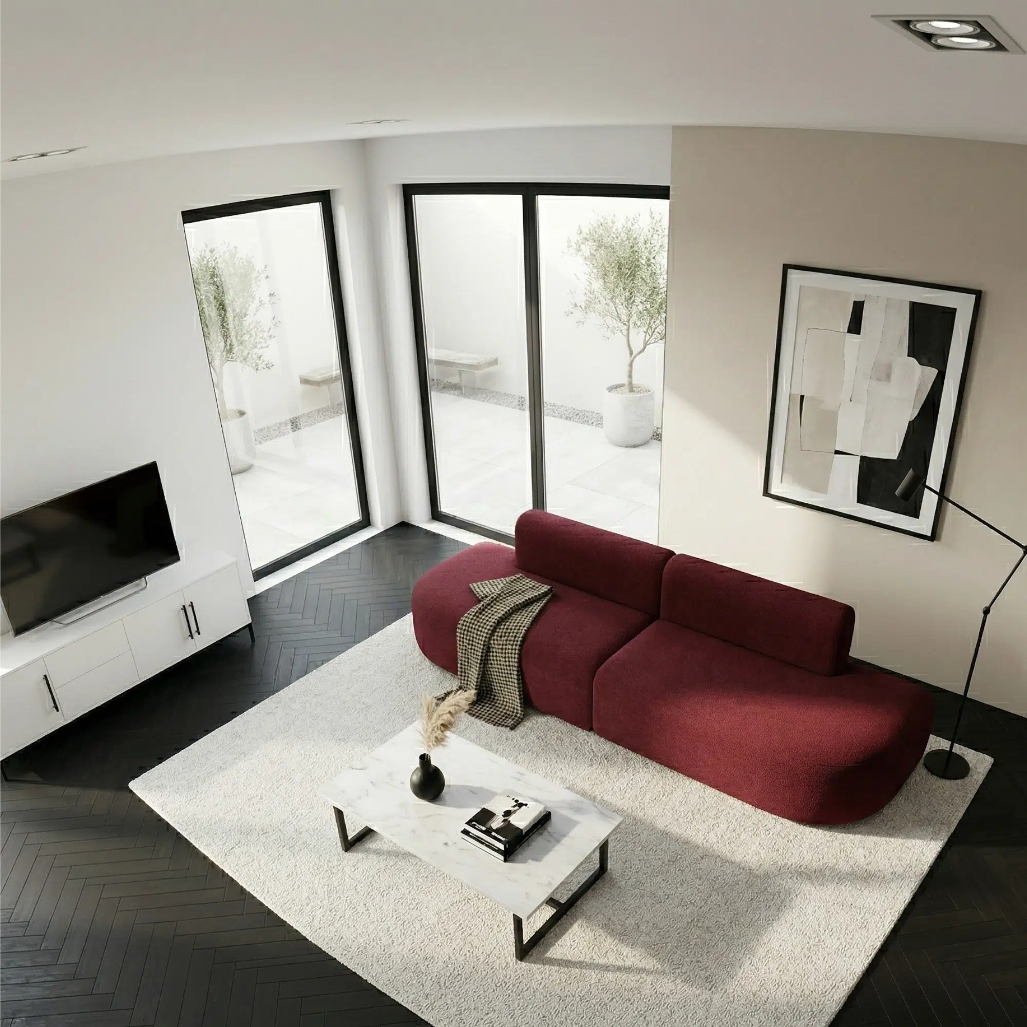 Amal Modern Chaise Lounge Sofa