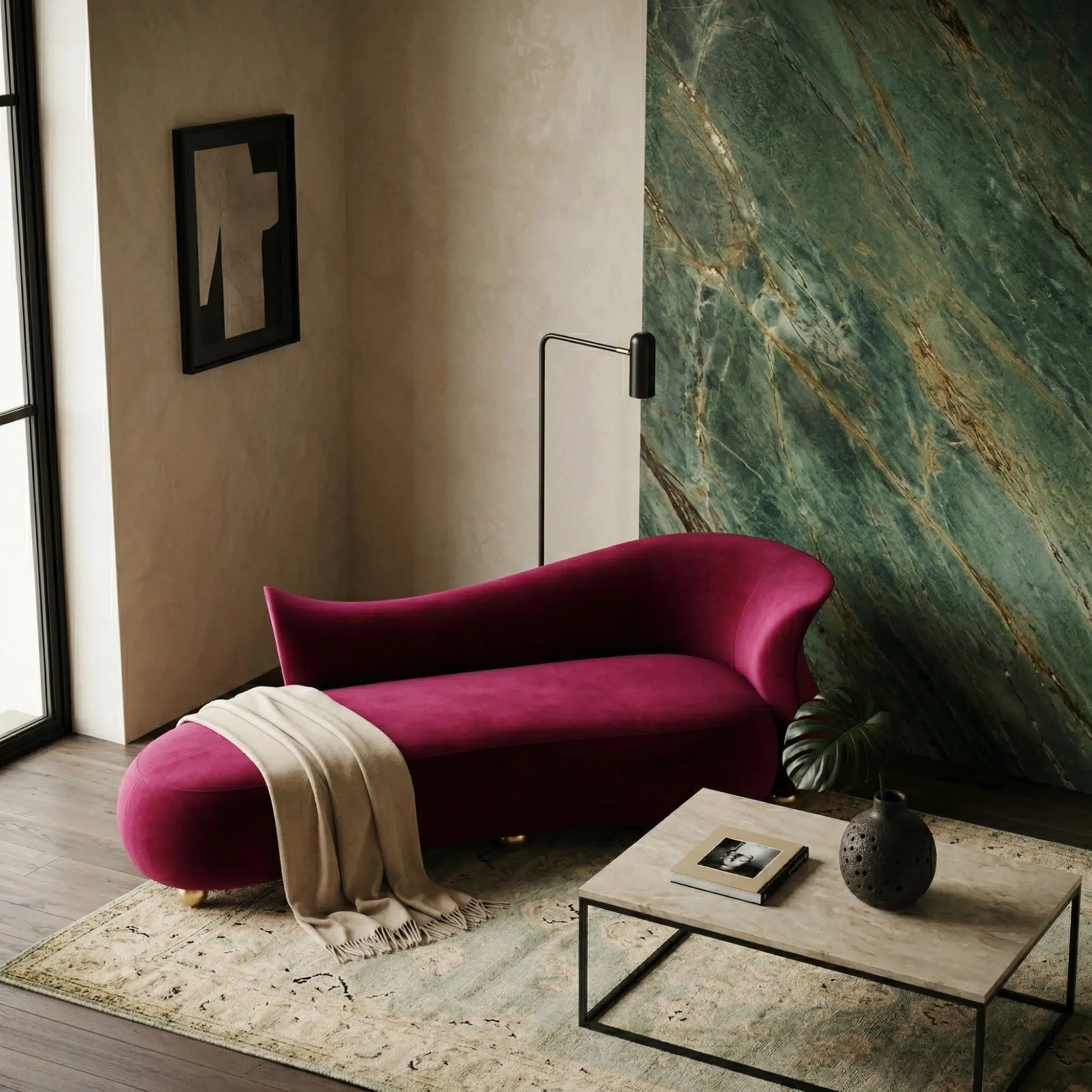 Luxury Chaise Lounge Sofa