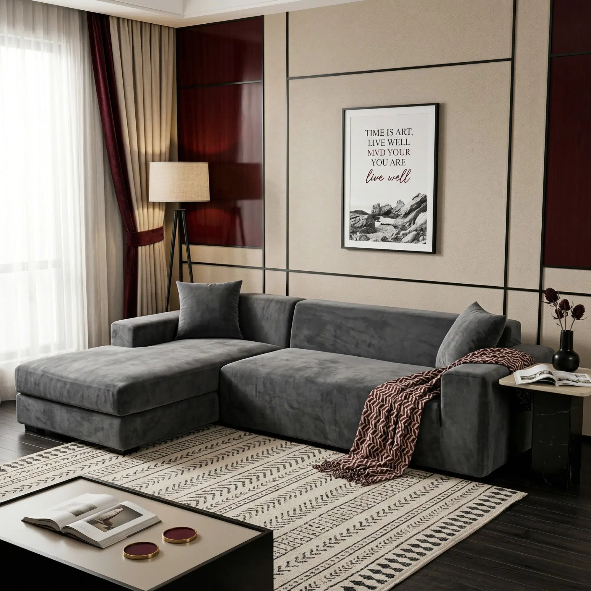 Corner L Shape Sofa