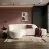 Luxury Curved Chaise Lounge