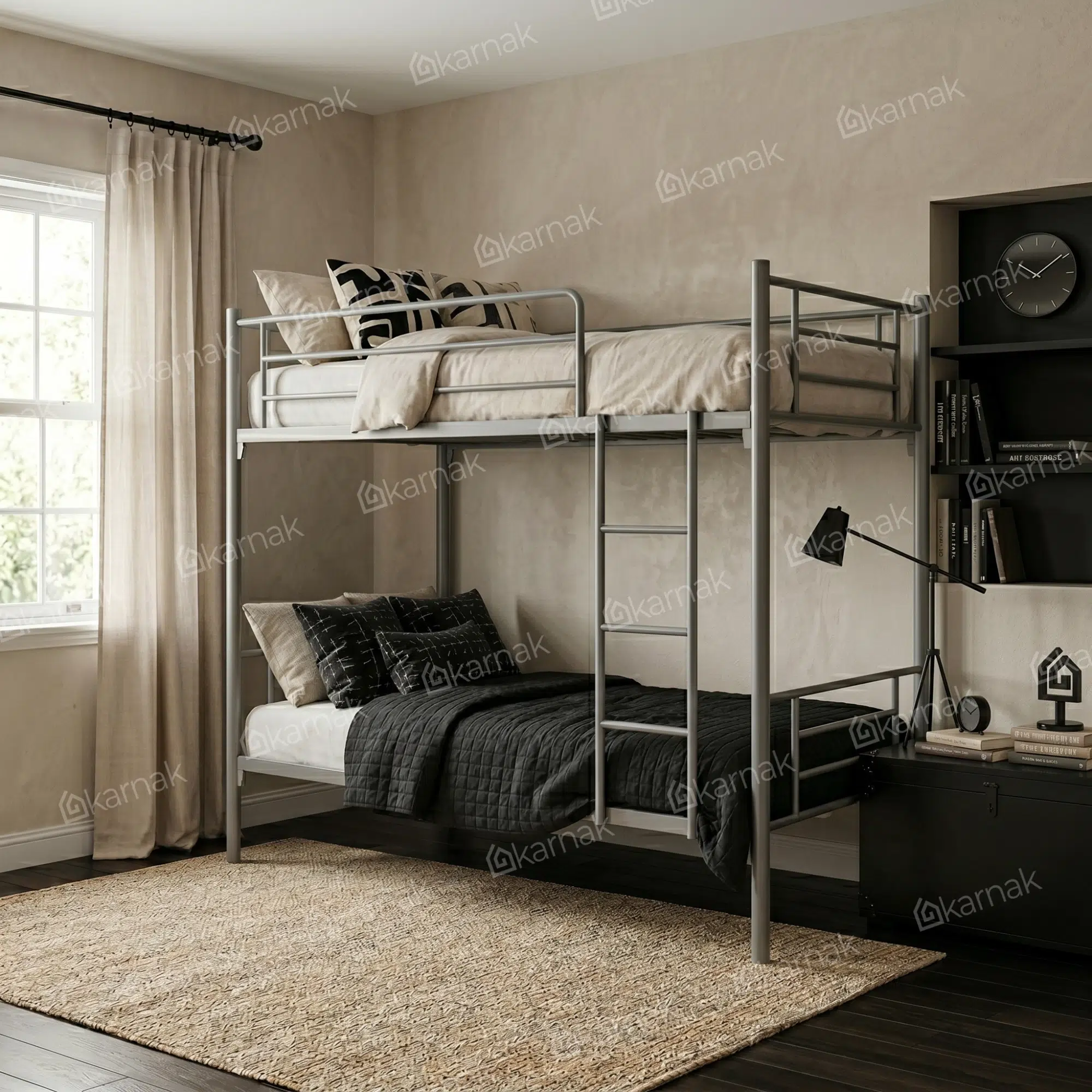 Labounty Heavy Duty Steel Bunk Bed