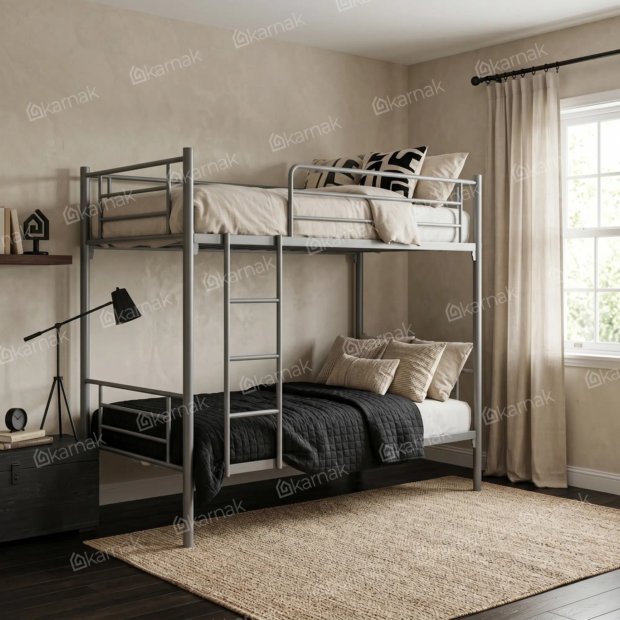 Labounty Heavy Duty Steel Bunk Bed
