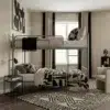 Koffler Grey Steel Bunk Bed