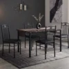Sorrell Marble Dining Table Set