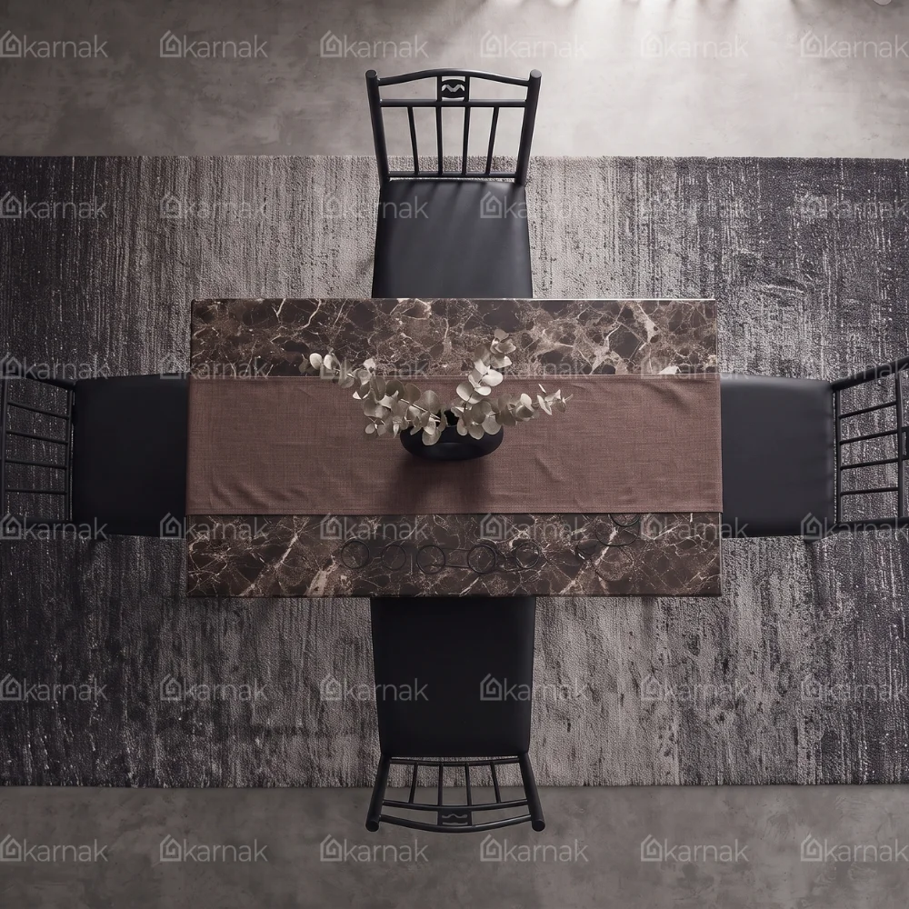 Sorrell Marble Dining Table Set