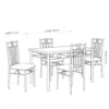 Sorrell Marble Dining Table Set