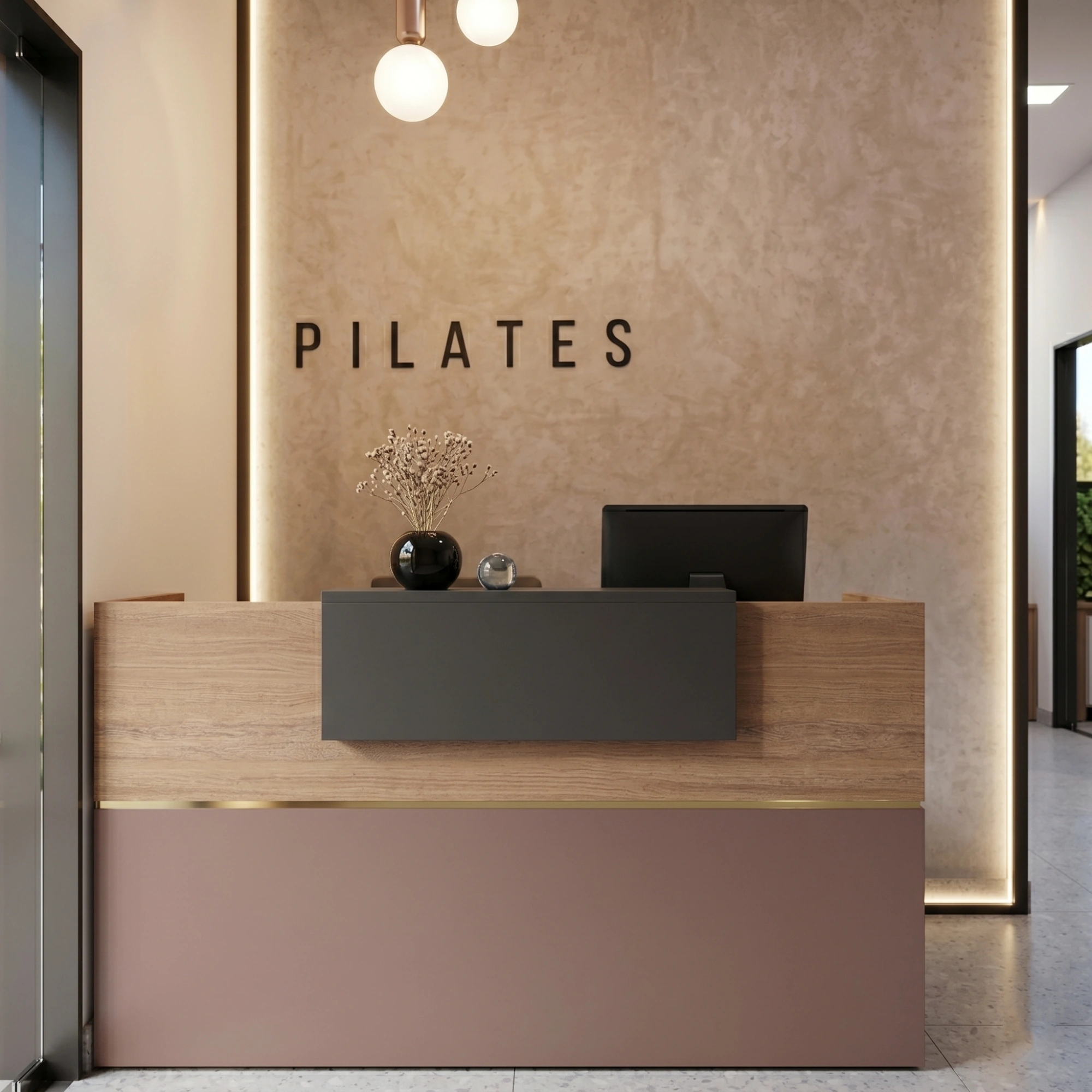 Bishock Office Reception Table