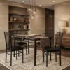 Sorrell Marble Dining Table Set