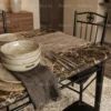 Sorrell Marble Dining Table Set