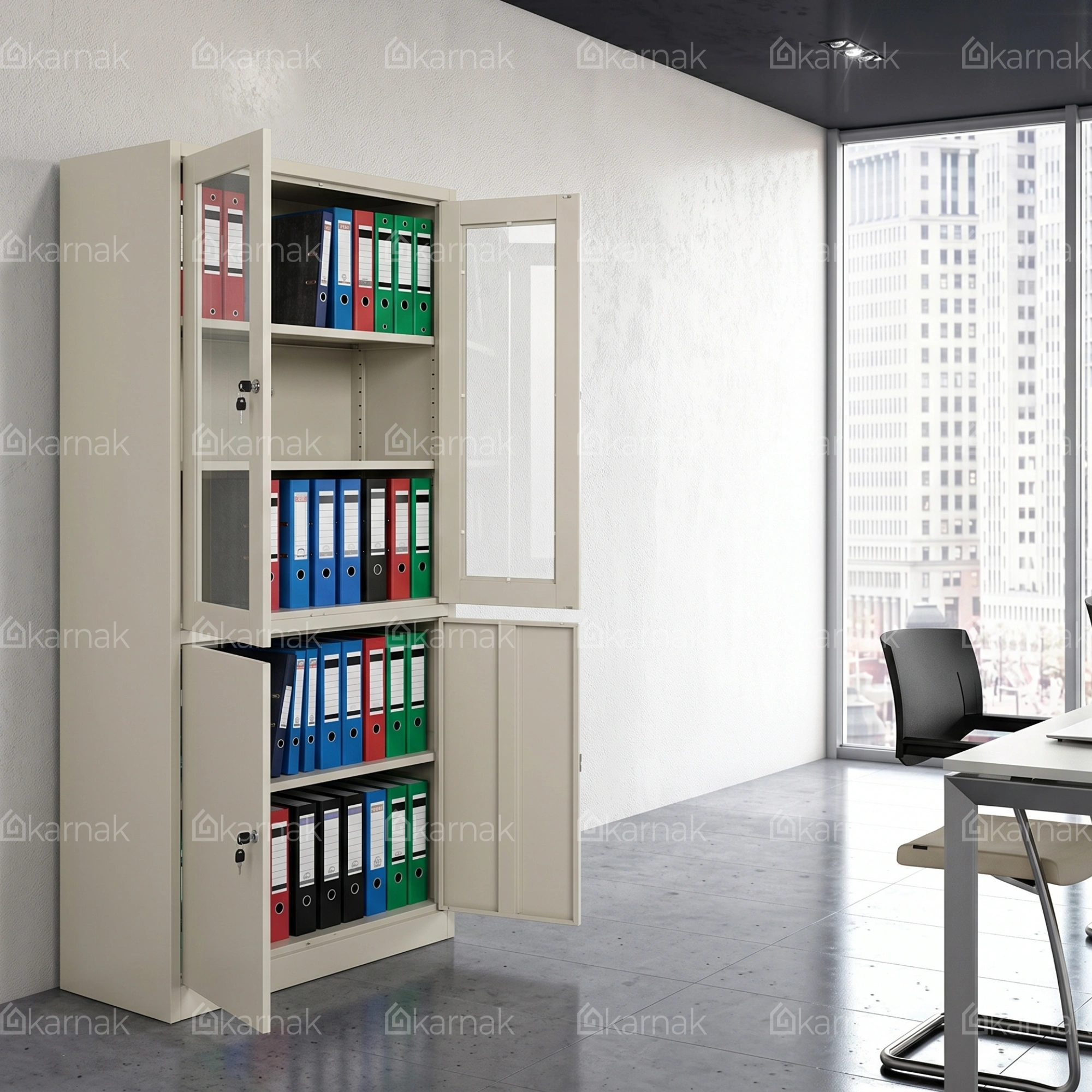 Kearria 2 Door Metal File Cabinet